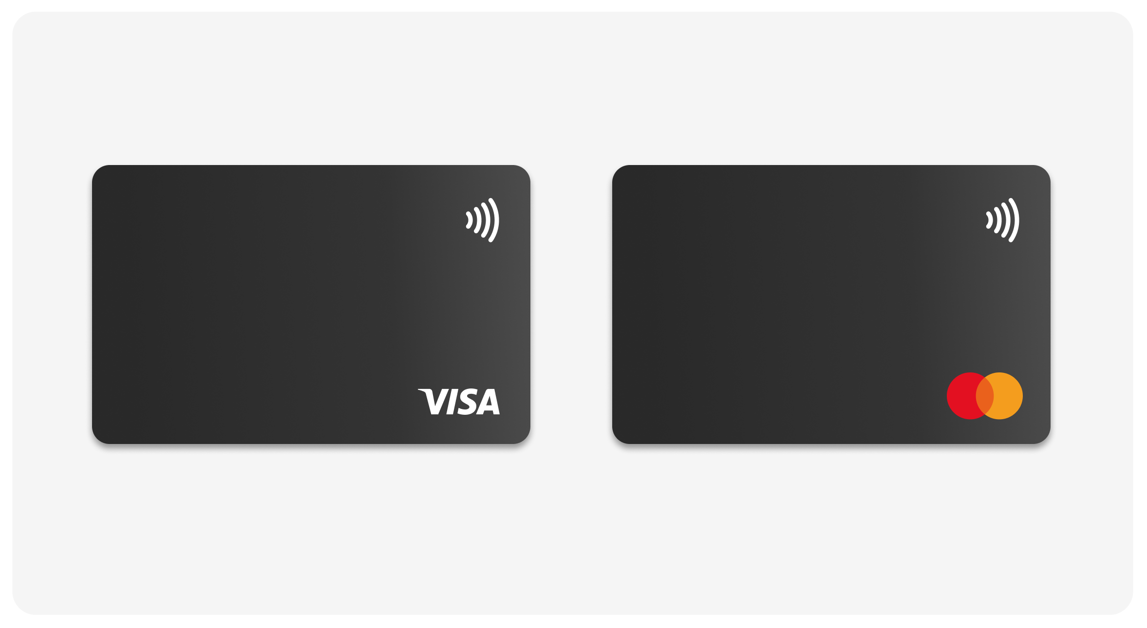cartões visa mastercard